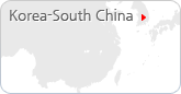 Sevice route between Korea and China 